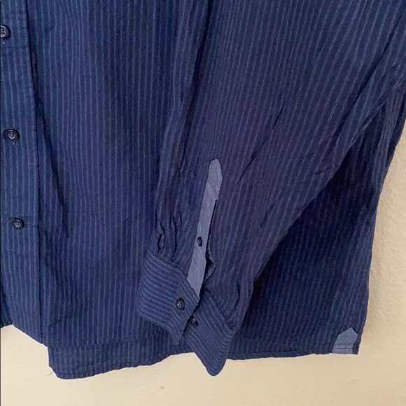 OLD NAVY Men’s Pinstriped Long Sleeve Button Down Big & Tall Size 2XL NWT - Picture 4 of 7
